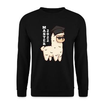 Master 2022 - Unisex Pullover - Schwarz - Vorne - Alina (178cm) & Michal (187cm)