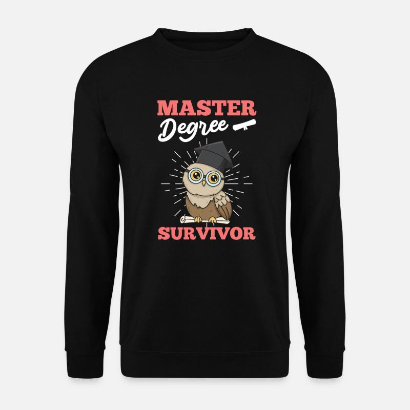 Master Survivant Maître Abschluss - Sweat-shirt Unisexe - noir