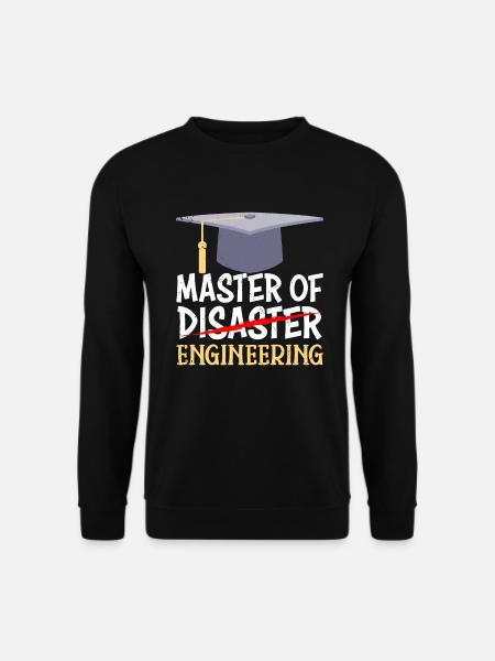 Master Abschluss 2022 Master of Engineering - Unisex Pullover - Schwarz
