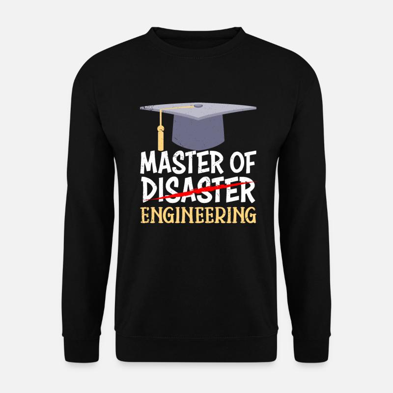 Master 2022 Master en ingénierie - Sweat-shirt Unisexe - noir