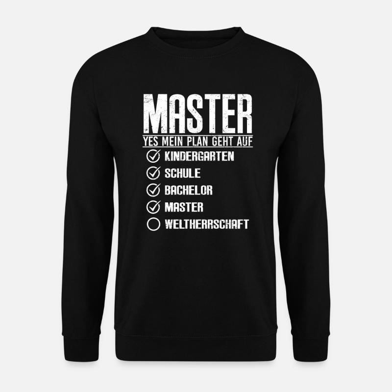 Master 2022 puis domination mondiale - Sweat-shirt Unisexe - noir