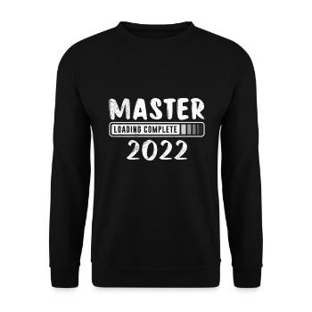 Master 2022 Mémoire de Master Master - Sweat-shirt Unisexe - noir - Devant - Alina (178cm) & Michal (187cm)