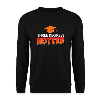 Thèse de doctorat Doctorat - Sweat-shirt Unisexe - noir - Devant - Alina (178cm) & Michal (187cm)