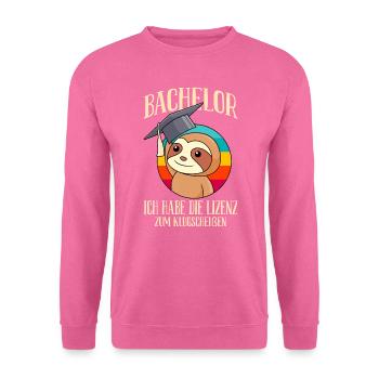 Licence Bachelor 2022 à Clever Shit Bachelor - Sweat-shirt Unisexe - rose - Devant