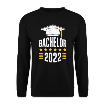 Bachelor 2022 Bachelorabschluss Bachelor - Unisex Pullover - Schwarz - Vorne - Alina (178cm) & Michal (187cm)
