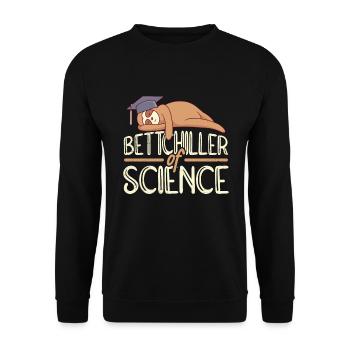Bettchiller of Science Bachelor Degree 2022 - Unisex Sweatshirt - black - Front - Alina (178cm) & Michal (187cm)