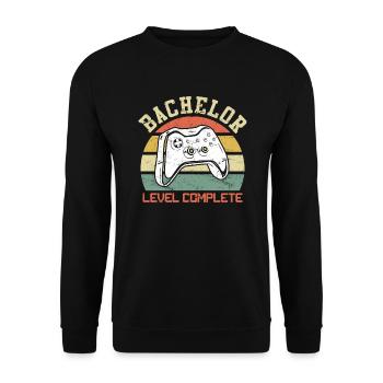 Bachelor Level Complete Bachelor - Unisex Pullover - Schwarz - Vorne - Alina (178cm) & Michal (187cm)