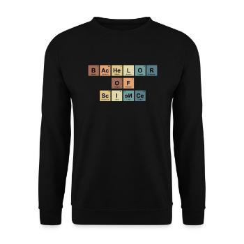 Bachelor of Science Bachelorabschluss 2022 - Unisex Pullover - Schwarz - Vorne - Alina (178cm) & Michal (187cm)