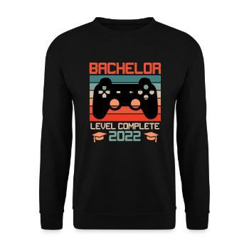 Bachelor Abschluss Bachelor 2022 - Unisex Pullover - Schwarz - Vorne - Alina (178cm) & Michal (187cm)