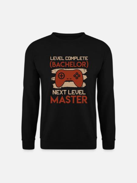 Bachelor Abschluss Bachelor Level complete - Unisex Pullover - Schwarz