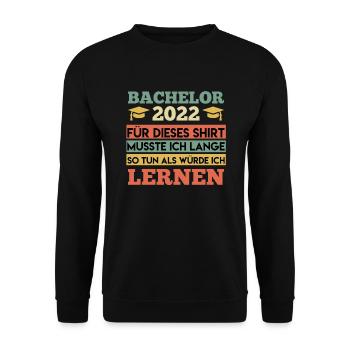 Bachelor 2022 Bachelor Abschluss - Unisex Pullover - Schwarz - Vorne - Alina (178cm) & Michal (187cm)