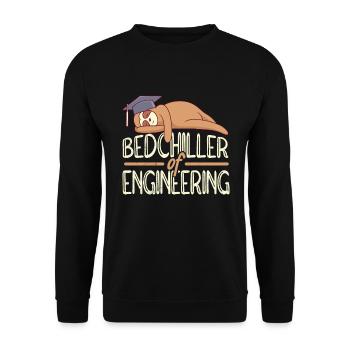 Bettchiller of Science Bachelor Degree 2022 - Unisex Sweatshirt - black - Front - Alina (178cm) & Michal (187cm)