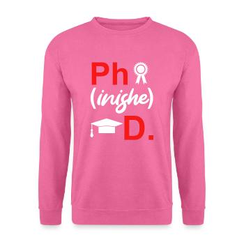 Disputation 2022 Thèse de doctorat - Sweat-shirt Unisexe - rose - Devant