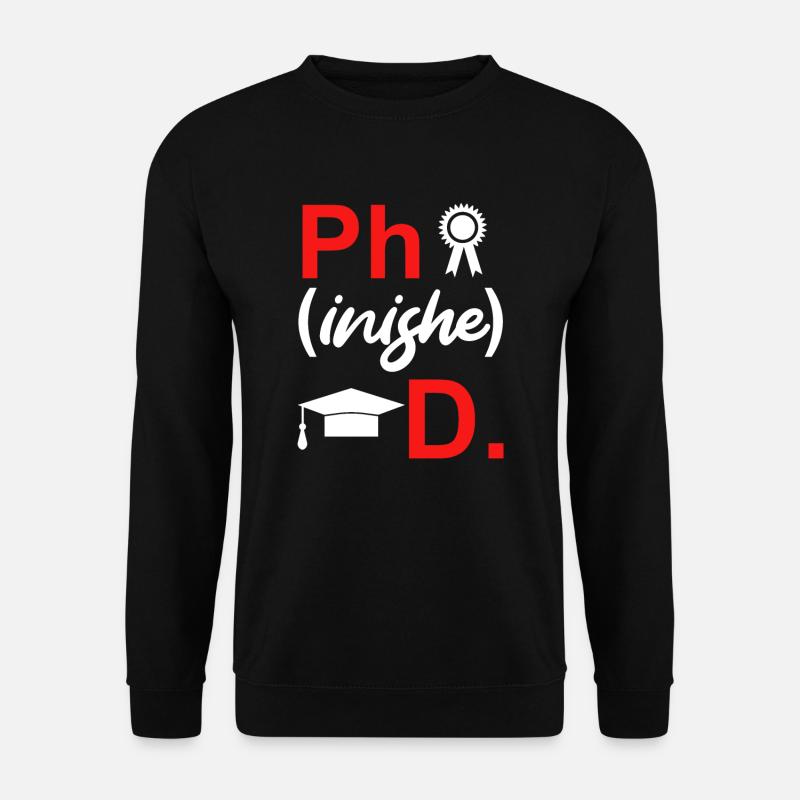 Disputation 2022 Doktor Doktorarbeit - Unisex Pullover - Schwarz