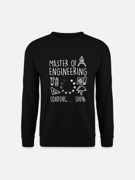 Master of Engineering Master Abschluss - Unisex Pullover - Schwarz