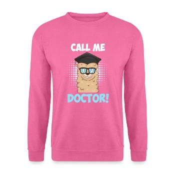 Doctorat 2022 Thèse de doctorat Disputation - Sweat-shirt Unisexe - rose - Devant
