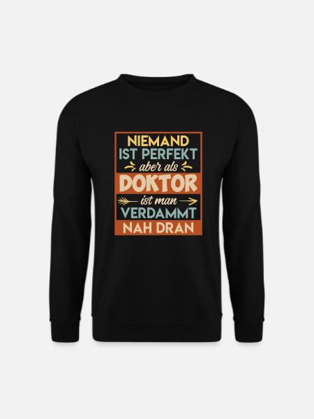 Doktor 2022 Promotion promovieren Doktortitel - Unisex Pullover - Schwarz