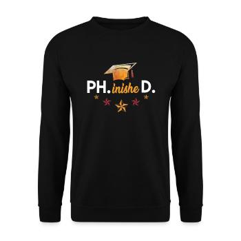 Doctorate Doctor Doctor 2022 - Unisex Sweatshirt - black - Front - Alina (178cm) & Michal (187cm)