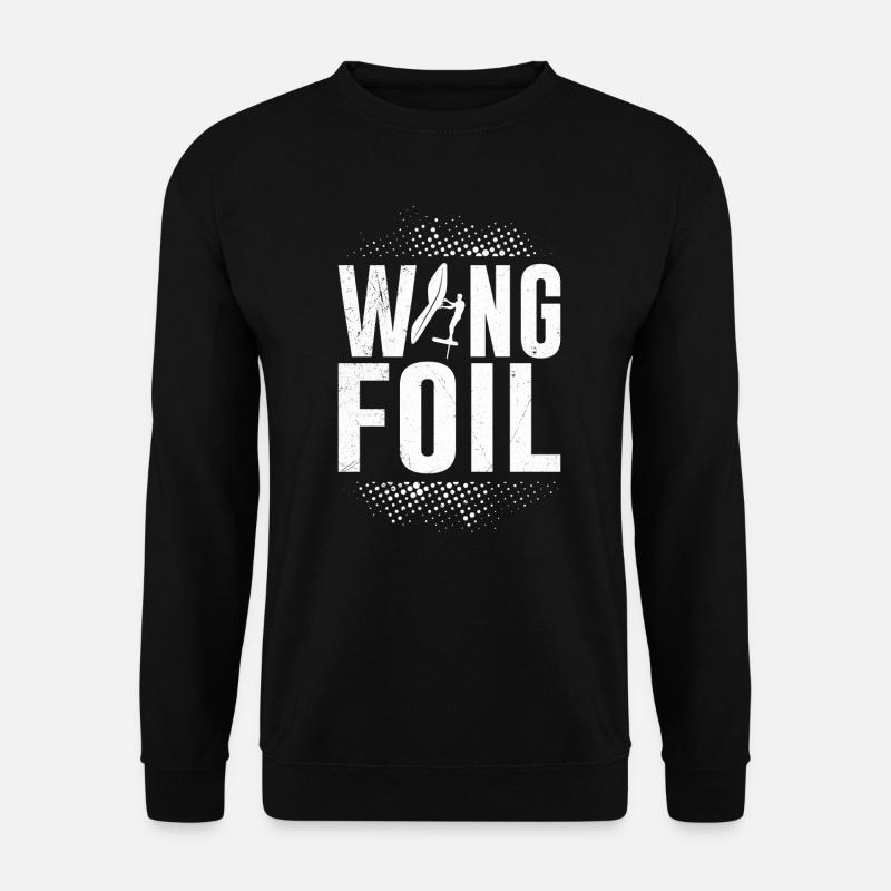 Wing Foil WIng Surf - Sweat-shirt Unisexe - noir