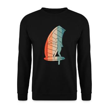 Wing Surf Wing Foil - Unisex Pullover - Schwarz - Vorne - Alina (178cm) & Michal (187cm)
