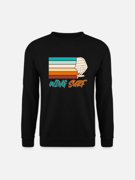 Wing Surf Wing Foil Wing Foiler - Unisex Pullover - Schwarz