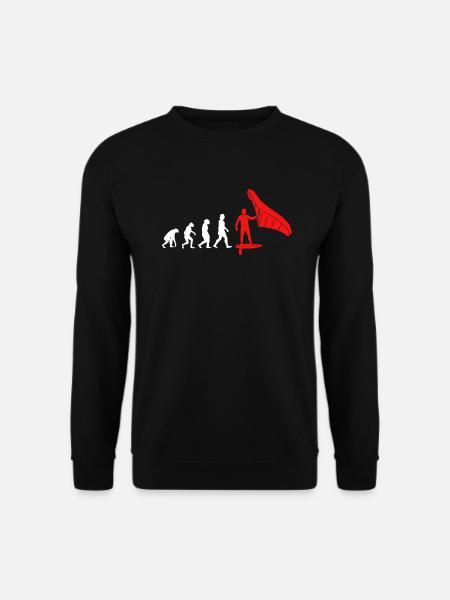 Wing Foil Evolution Wing Surf Affe Wingfoil - Unisex Pullover - Schwarz