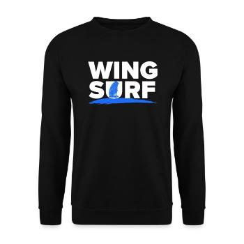 Wing Surf Wing Foil Wingsurf - Sweat-shirt Unisexe - noir - Devant - Alina (178cm) & Michal (187cm)