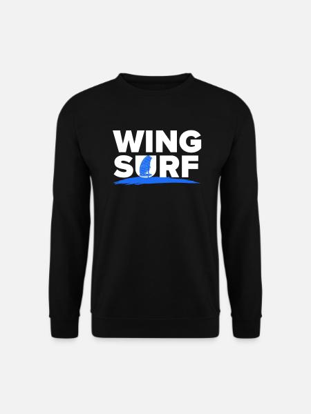 Wing Surf Wing Foil Wingsurf - Unisex Pullover - Schwarz