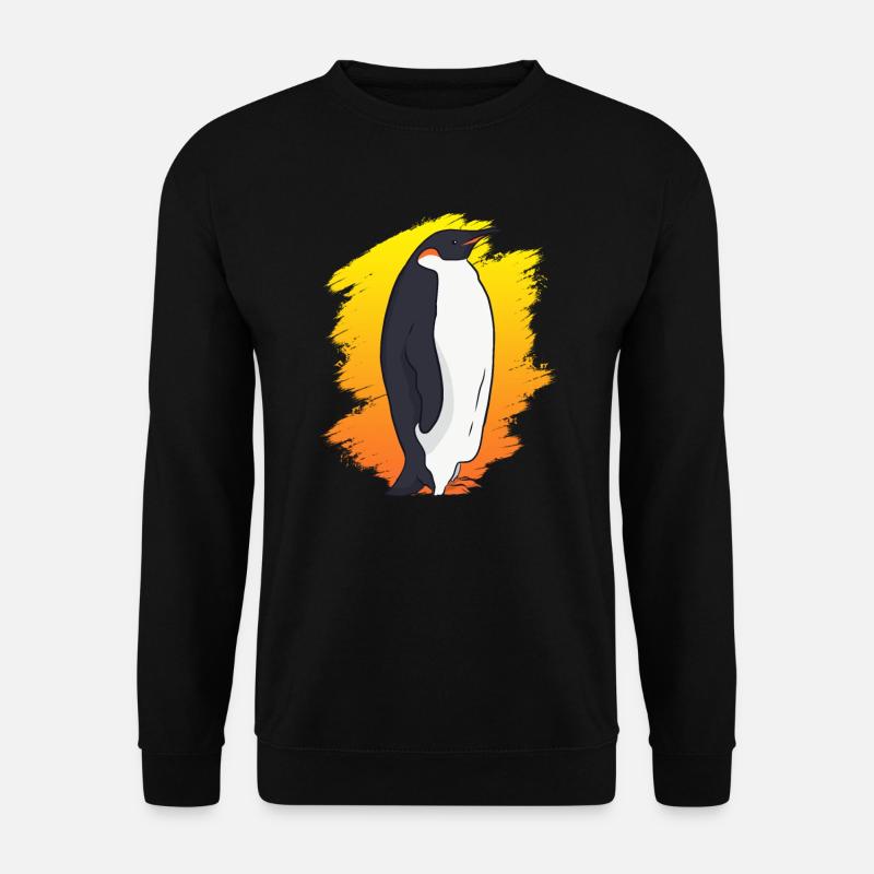 Pingouin Roi Pingouin - Sweat-shirt Unisexe - noir