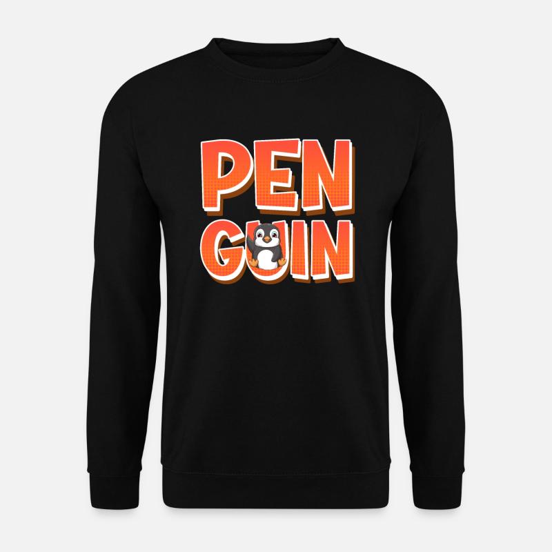 Penguin cute penguin - Unisex Sweatshirt - black