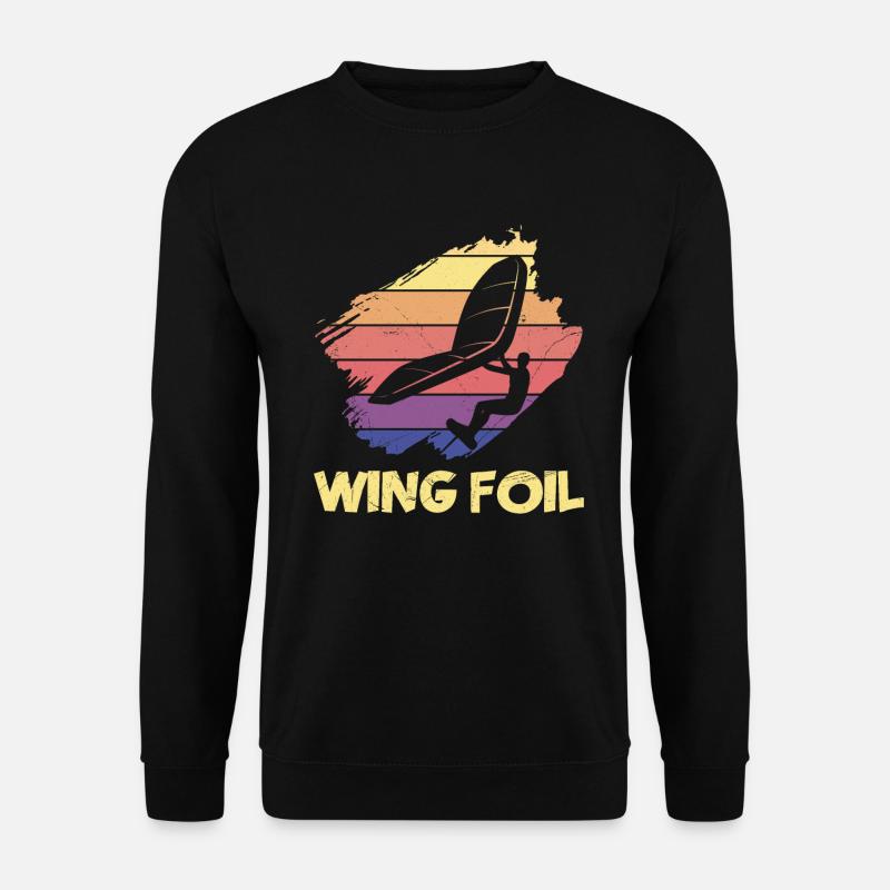 Wing Foil - Unisex Sweatshirt - black