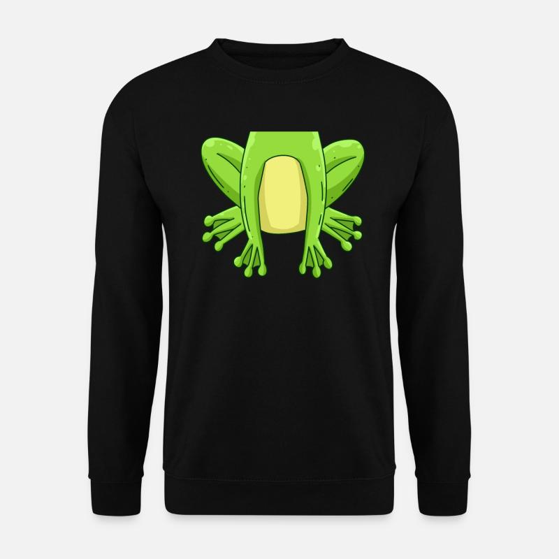 Frosch Kostüm Karneval Fasching Frosch - Unisex Pullover - Schwarz