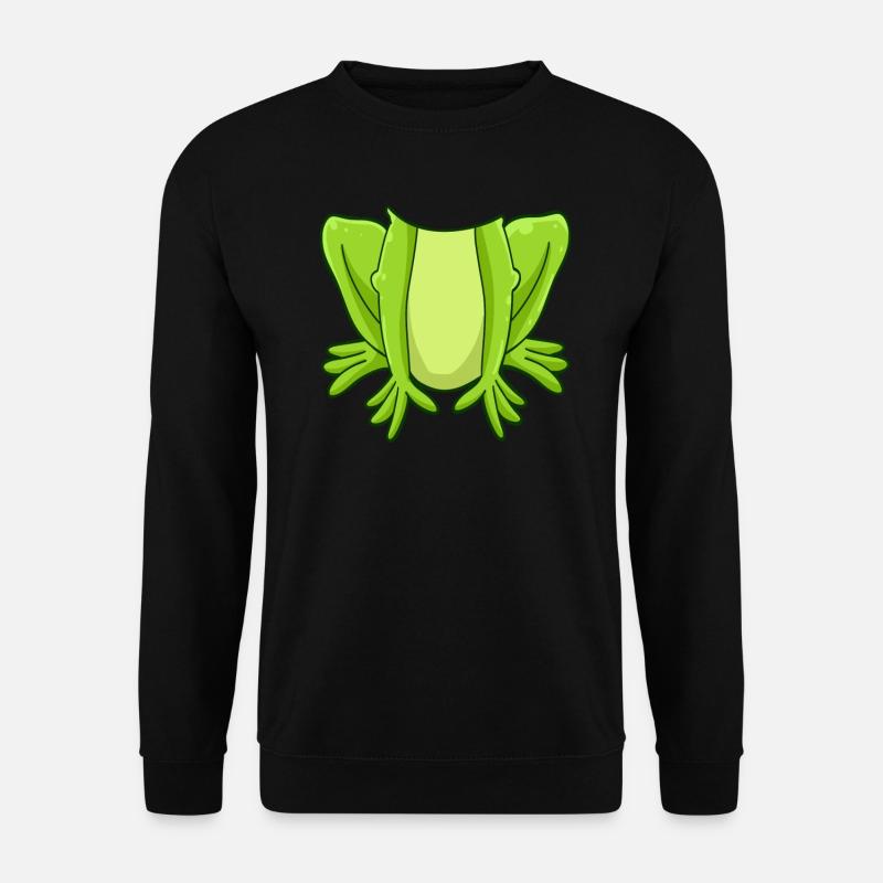 Lustiges Frosch Kostüm Karneval Fasching - Unisex Pullover - Schwarz