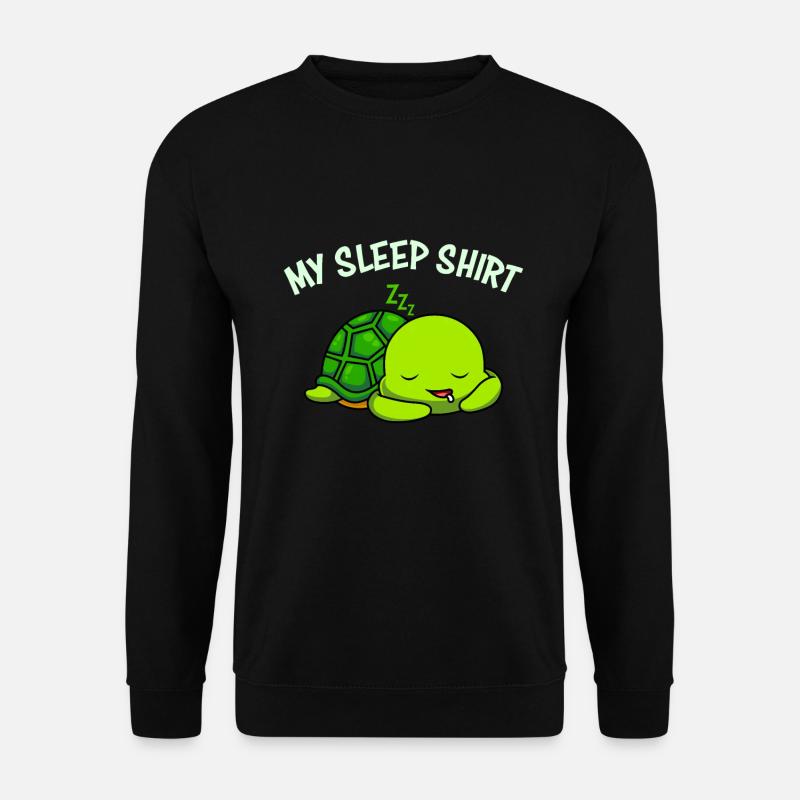 My Turtle Sleep Shirt - Unisex Sweatshirt - black