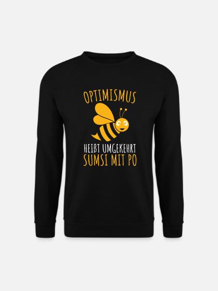 Sumsi mit Po - Unisex Pullover - Schwarz