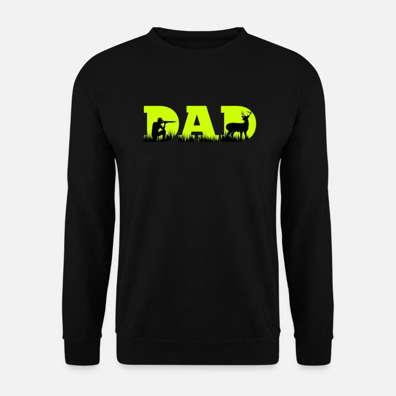 Hunter Papa Hunting Father - Unisex Sweatshirt - black