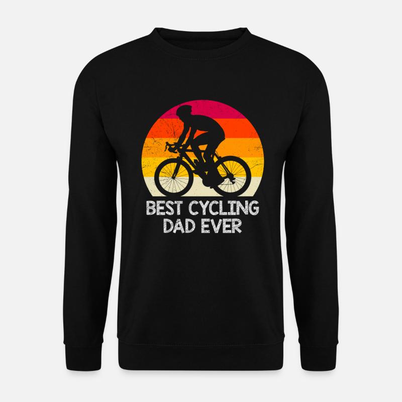 Bester Fahrrad Papa Ever Fahrrad - Unisex Pullover - Schwarz