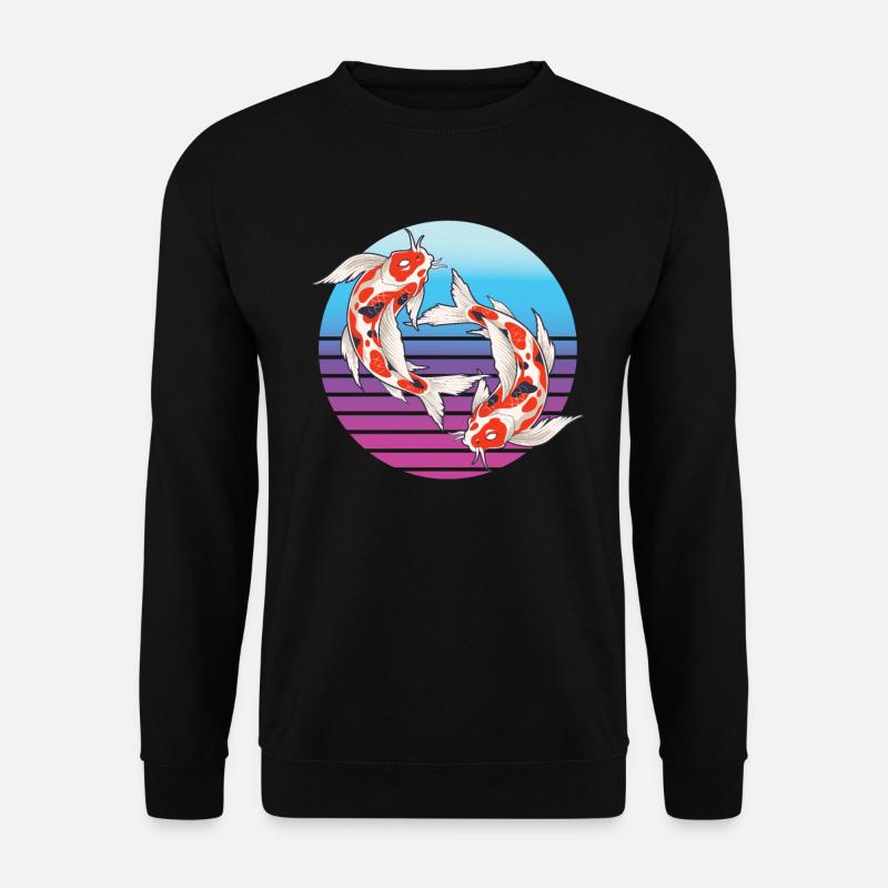Koi Carp Koi Pond - Unisex Sweatshirt - black