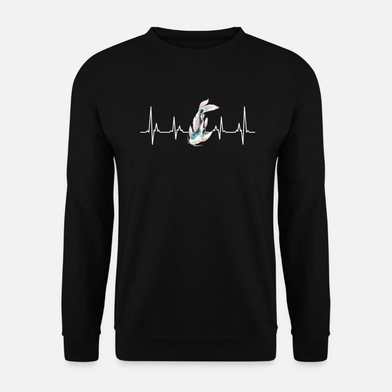 Koi Karpfen Fischteich Gartenteich - Unisex Pullover - Schwarz
