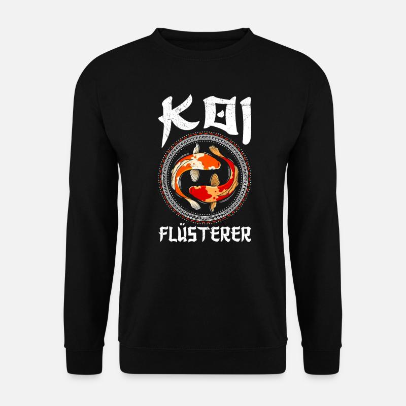 Koi Whisperer Koi Pond - Unisex Sweatshirt - black