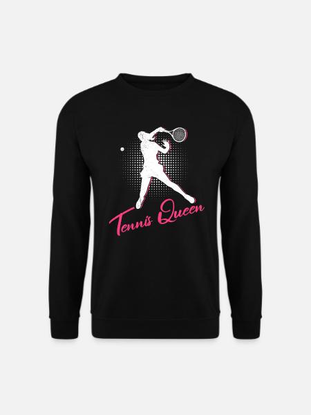 Tennis Königin Tennisspielerin Tennis Damen - Unisex Pullover - Schwarz