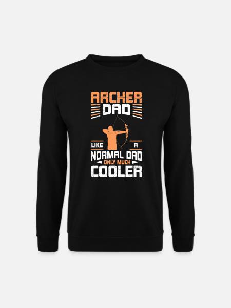 Archer Papa Father - Unisex Sweatshirt - black