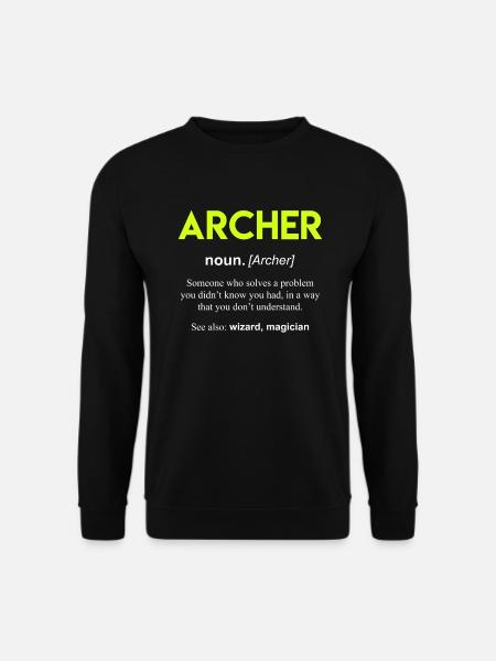 Archer Definition Archery - Unisex Sweatshirt - black