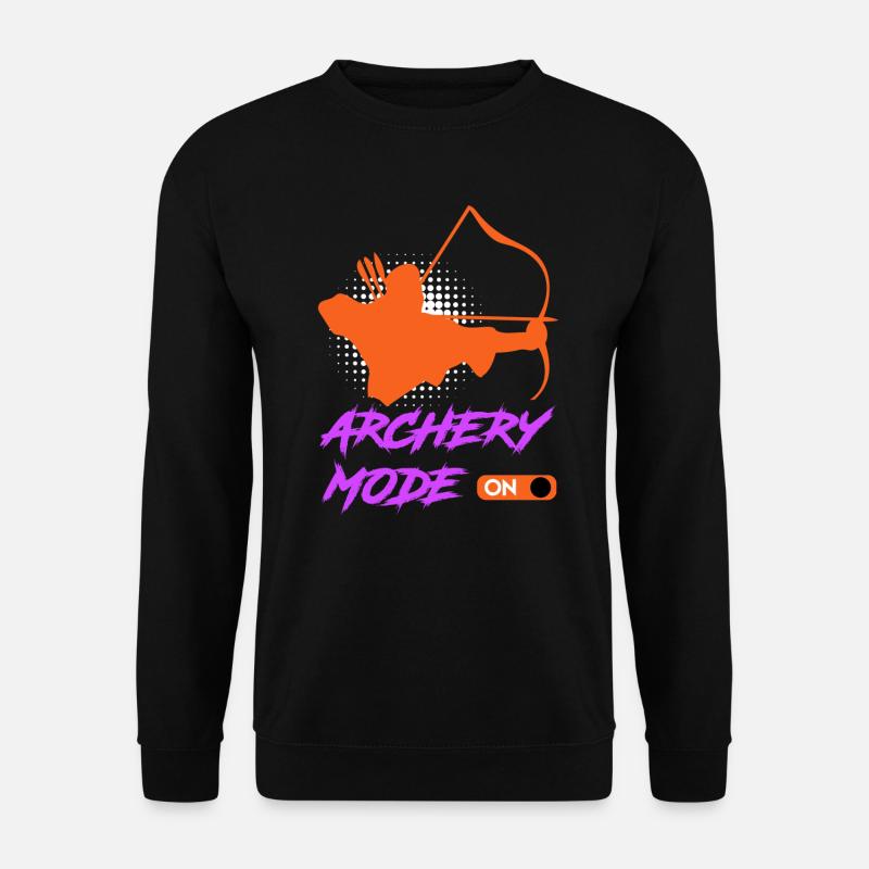Bogenschießen Modus an Bogenschütze - Unisex Pullover - Schwarz