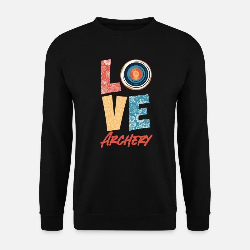 Archer Love Target Archery - Unisex Sweatshirt - black