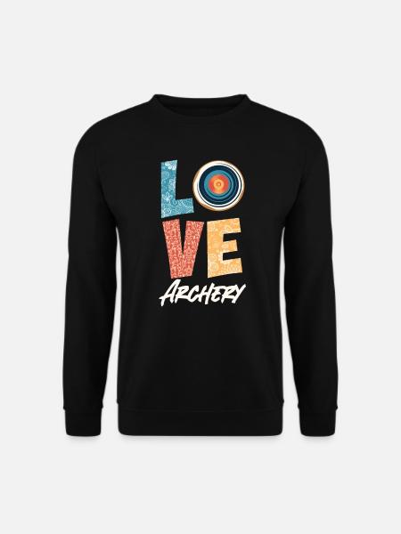 Archer Love Target Archery - Unisex Sweatshirt - black