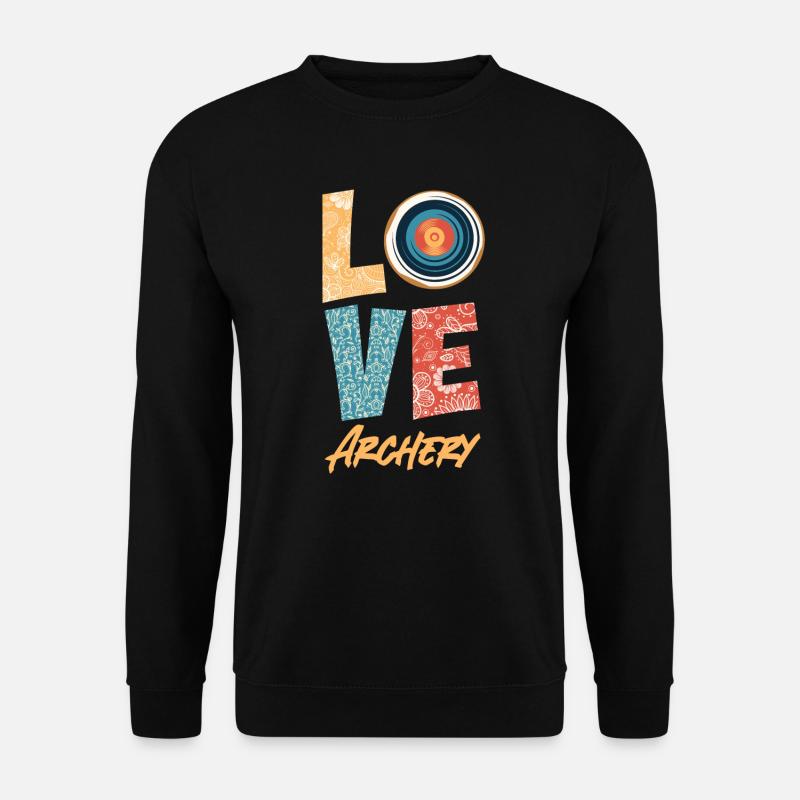 Archer Love Target Archery - Unisex Sweatshirt - black