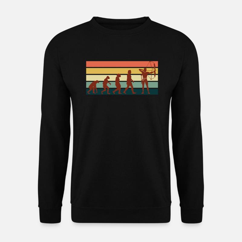 Tir à l’arc Evolution Bogenschießen - Sweat-shirt Unisexe - noir