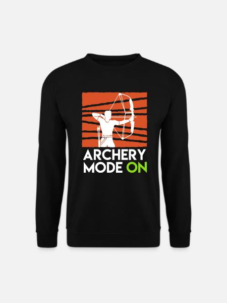 Archery Mode On Compound Bow - Unisex Sweatshirt - black