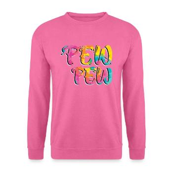 Pew Pew Paintballspieler Paintball - Unisex Pullover - Pink - Vorne